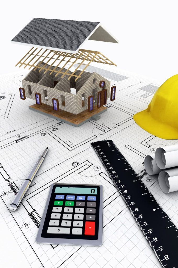 Maquette, outils et plans de construction